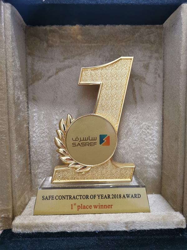 Safe Contractor of the Year 2018 - Sasref